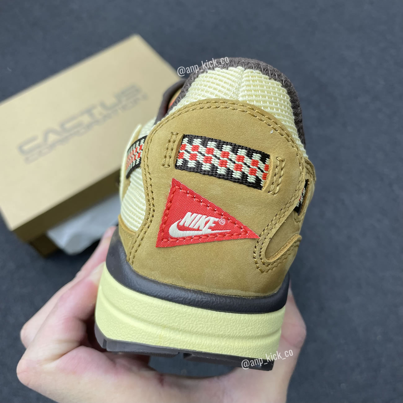 Travis Scott Nike Air Max 1 Wheat Anpkick Do9392 701 (6) - www.newkick.vip